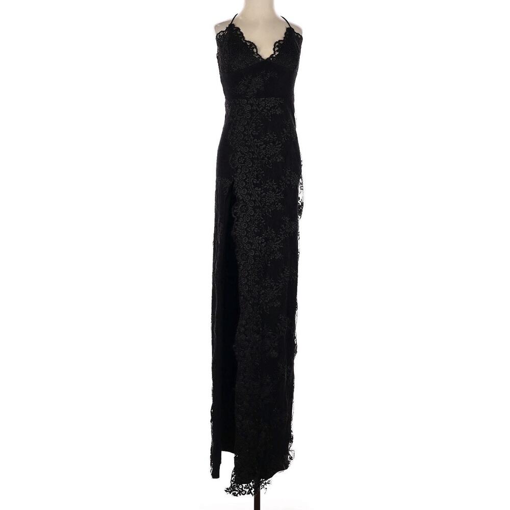 Women’s Gemeli Power Black Long Maxi Open Back Dress 4